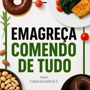 Capa do livro Emagreça Comendo de Tudo
